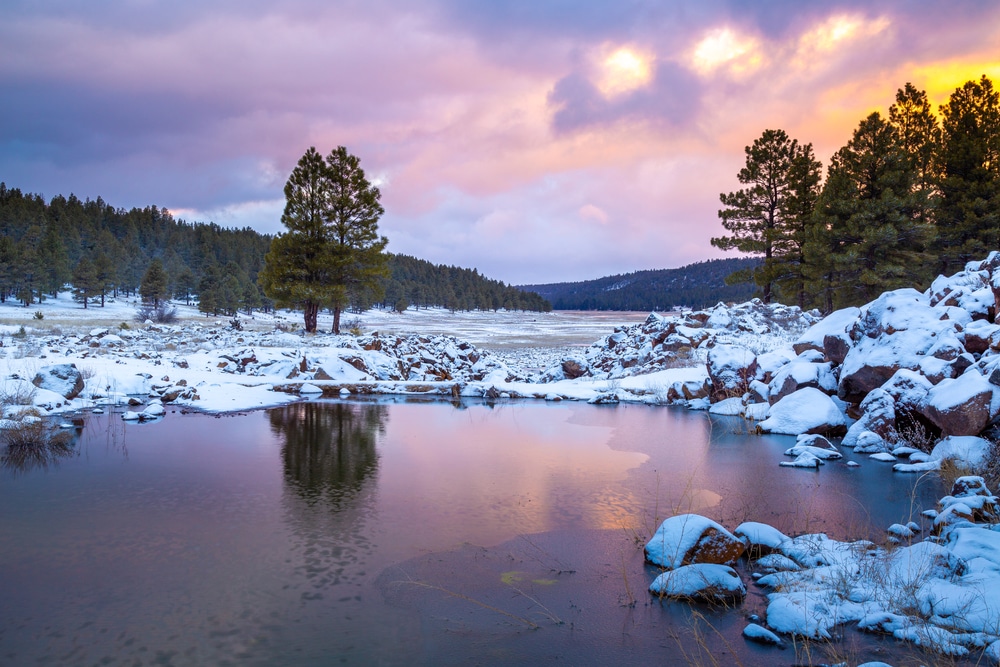 Winter,Landscapes,In,Northern,Arizona