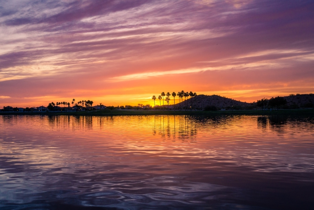 Colorful,Sunset,At,Estrella,Mountain,Ranch,Goodyear,Arizona