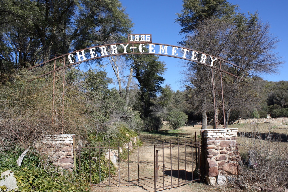 Cherry,,Arizona,,United,States,-,February,20,2020:,Entrance,To