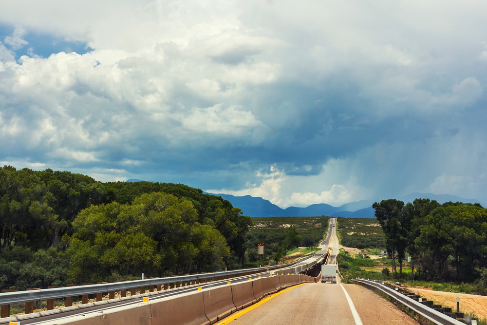 Road,Near,San,Pedro,Riparian,National,Conservation,Area,With,Thunderstorm